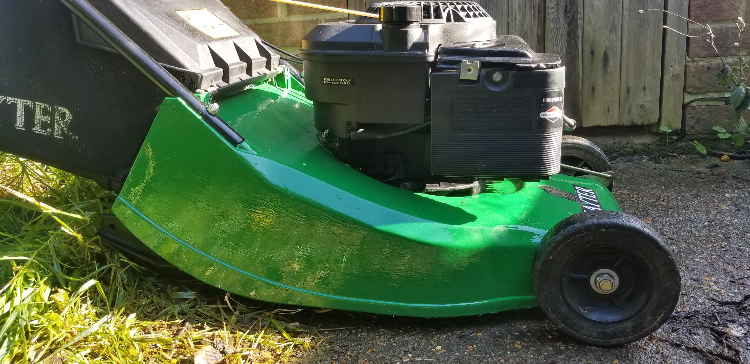 Hayter Harrier 41 Push Petrol Lawn Mower with Grass Box Mendy Mowers