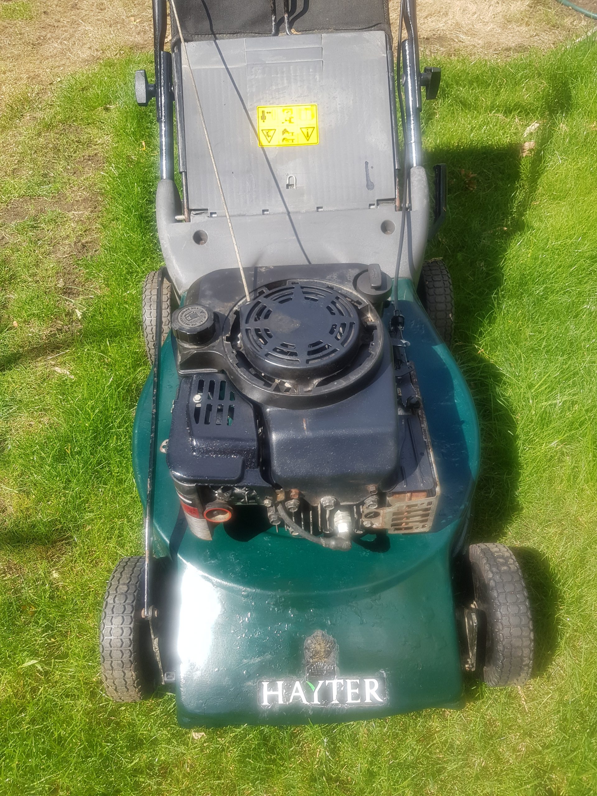 Hayter Jubilee 48 cm (19”) Cut Push Petrol Lawn Mower with Large Grass